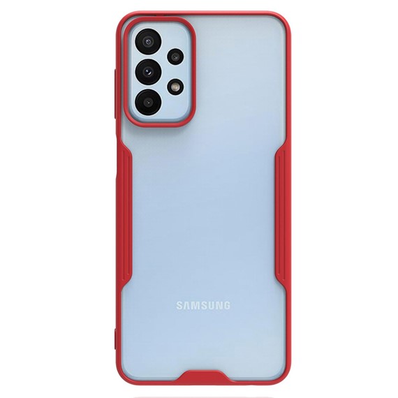 Microsonic Samsung Galaxy A23 Kılıf Paradise Glow Kırmızı 2