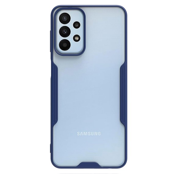 Microsonic Samsung Galaxy A23 Kılıf Paradise Glow Lacivert 2