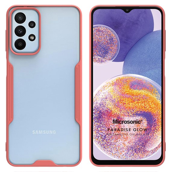 Microsonic Samsung Galaxy A23 Kılıf Paradise Glow Pembe 1