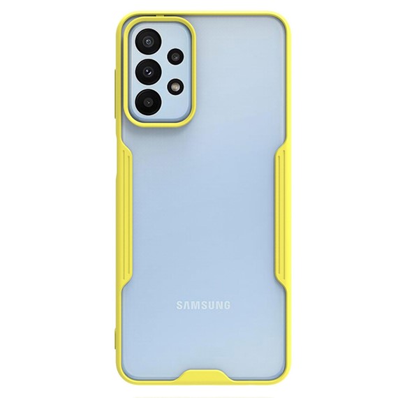 Microsonic Samsung Galaxy A23 Kılıf Paradise Glow Sarı 2