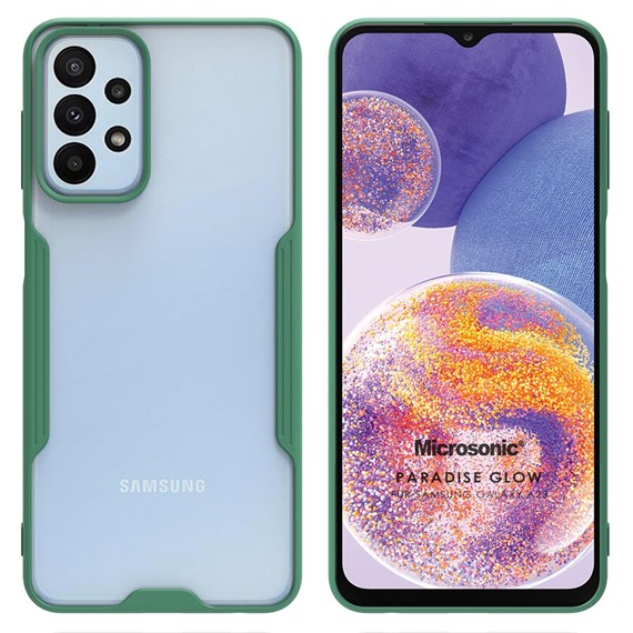 Microsonic Samsung Galaxy A23 Kılıf Paradise Glow Yeşil 1