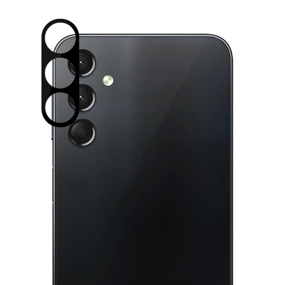 Microsonic Samsung Galaxy A24 Kamera Lens Koruma Camı V2 Siyah 1