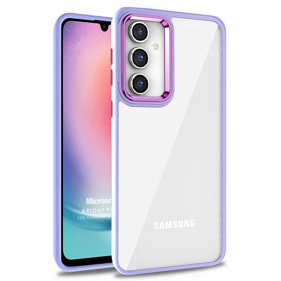 Microsonic Samsung Galaxy A24 Kılıf Bright Planet Lila 1
