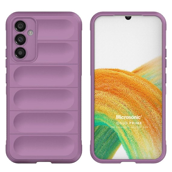 Microsonic Samsung Galaxy S23 FE Kılıf Oslo Prime Lila 1