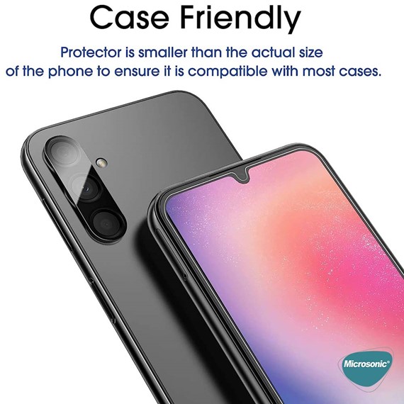 Microsonic Samsung Galaxy A06 Tempered Glass Cam Ekran Koruyucu 5