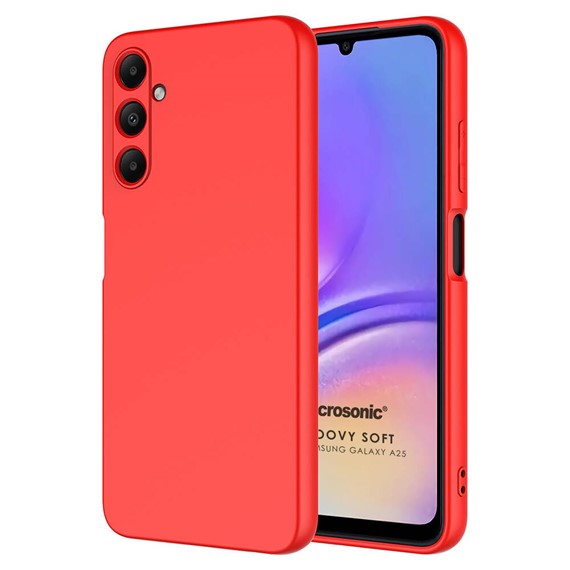 Microsonic Samsung Galaxy A26 Kılıf Groovy Soft Kırmızı 1