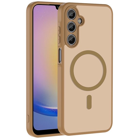 Microsonic Samsung Galaxy A34 Kılıf MagSmoke Neo Gold 1