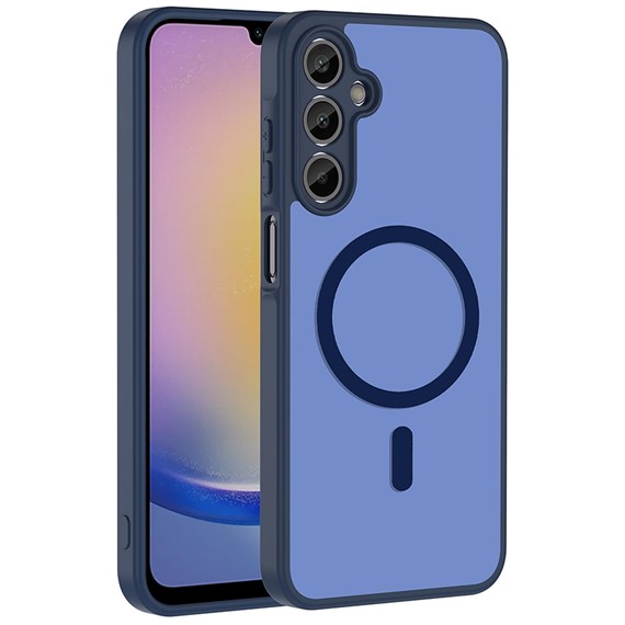 Microsonic Samsung Galaxy A34 Kılıf MagSmoke Neo Lacivert 1
