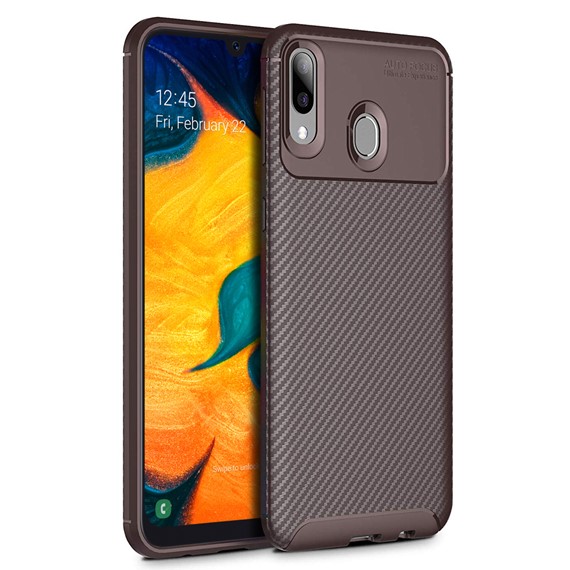 Microsonic Samsung Galaxy A30 Kılıf Legion Series Kahverengi 1