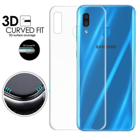 Microsonic Samsung Galaxy A30 Ön Arka Kavisler Dahil Tam Ekran Kaplayıcı Film 2