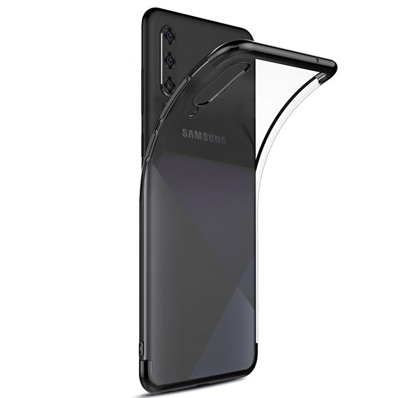 Microsonic Samsung Galaxy A30s Kılıf Skyfall Transparent Clear Siyah 2