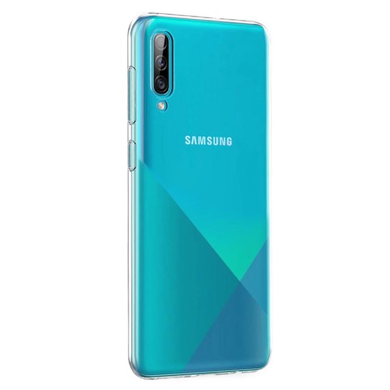 Microsonic Samsung Galaxy A30s Kılıf Transparent Soft Beyaz 2