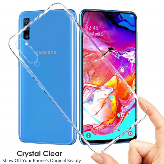 Microsonic Samsung Galaxy A30s Kılıf Transparent Soft Beyaz 4