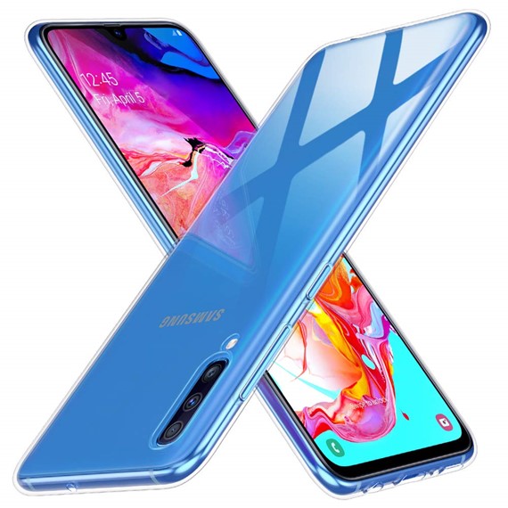 Microsonic Samsung Galaxy A30s Kılıf Transparent Soft Beyaz 5