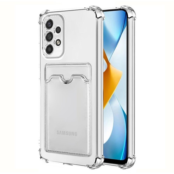 Microsonic Samsung Galaxy A53 5G Card Slot Shock Kılıf Şeffaf 1