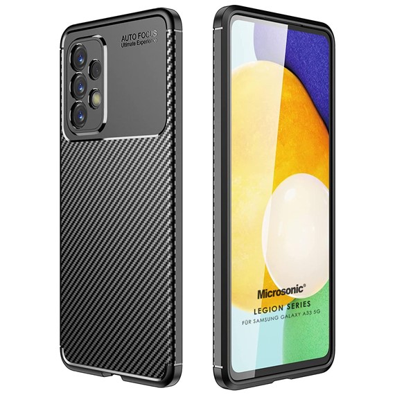 Microsonic Samsung Galaxy A33 5G Kılıf Legion Series Siyah 1