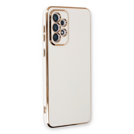 Microsonic Samsung Galaxy A52 Kılıf Olive Plated Beyaz 1