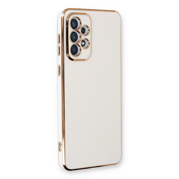 Microsonic Samsung Galaxy A72 Kılıf Olive Plated Beyaz 1