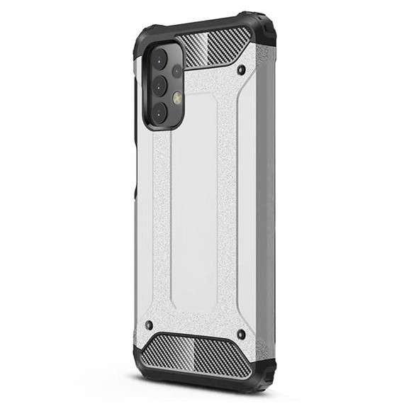 Microsonic Samsung Galaxy A33 5G Kılıf Rugged Armor Gümüş 2