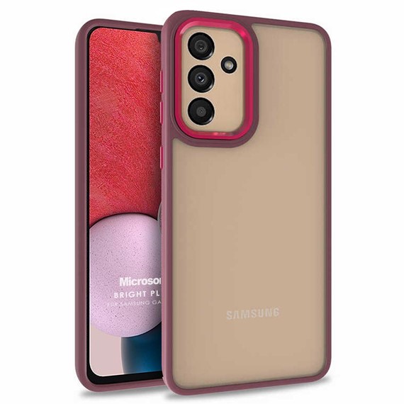 Microsonic Samsung Galaxy A34 Kılıf Bright Planet Kırmızı 1