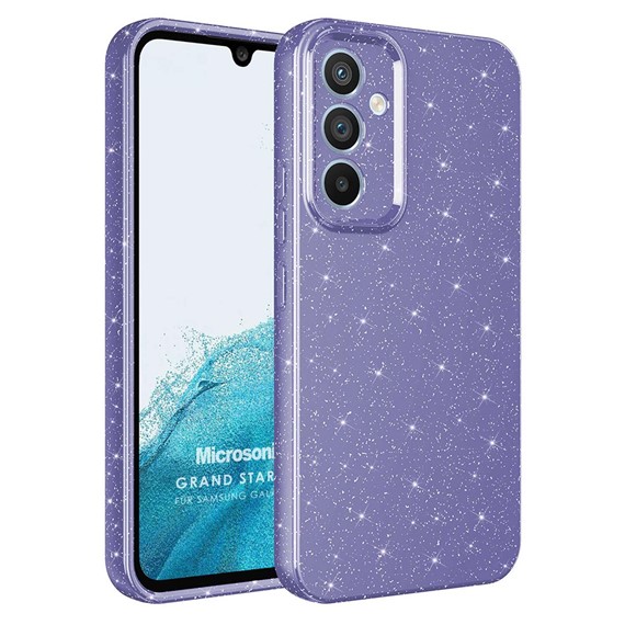 Microsonic Samsung Galaxy A34 Kılıf Grand Stardust Mor 1