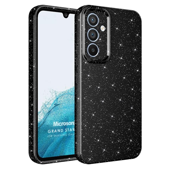 Microsonic Samsung Galaxy A34 Kılıf Grand Stardust Siyah 1