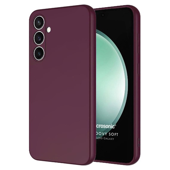 Microsonic Samsung Galaxy A36 Kılıf Groovy Soft Mor 1