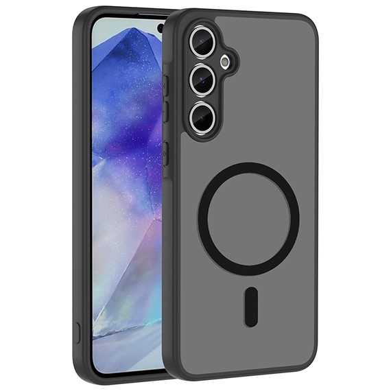 Microsonic Samsung Galaxy A35 Kılıf MagSmoke Neo Siyah 1