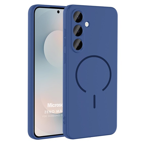 Microsonic Samsung Galaxy S23 FE Kılıf Zeno MagSafe Lacivert 1
