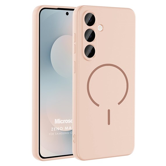 Microsonic Samsung Galaxy A35 Kılıf Zeno MagSafe Rose Gold 1
