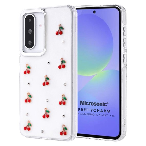 Microsonic Samsung Galaxy A36 Kılıf PrettyCharm Cherry 1
