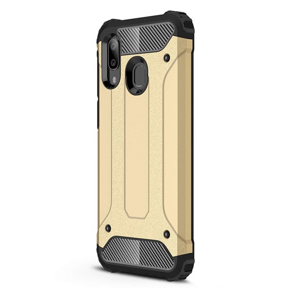 Microsonic Samsung Galaxy A40 Kılıf Rugged Armor Gold 2