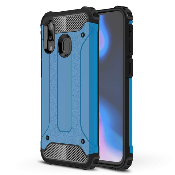 Microsonic Samsung Galaxy A40 Kılıf Rugged Armor Mavi 1