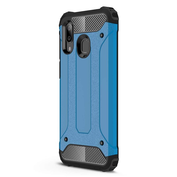 Microsonic Samsung Galaxy A40 Kılıf Rugged Armor Mavi 2