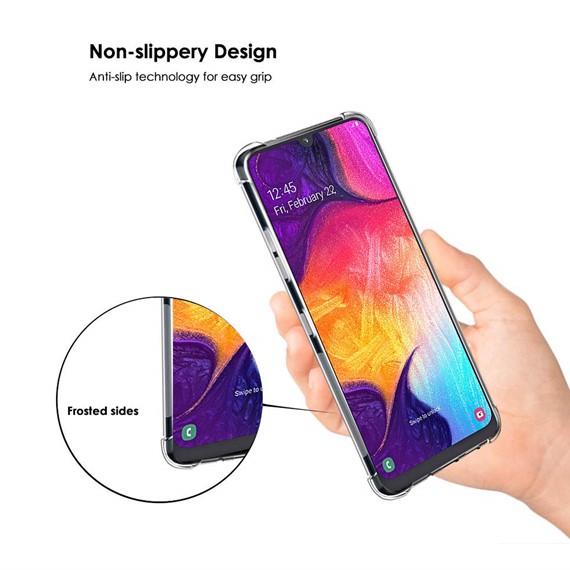 Microsonic Shock Absorbing Kılıf Samsung Galaxy A50 Şeffaf 5