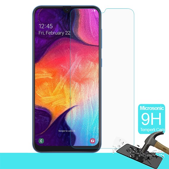 Microsonic Samsung Galaxy A50 Temperli Cam Ekran Koruyucu 1