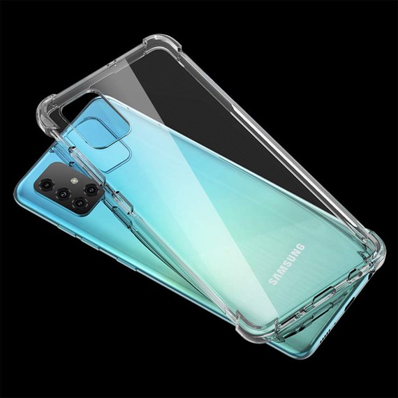 Microsonic Shock Absorbing Kılıf Samsung Galaxy A51 Şeffaf 5