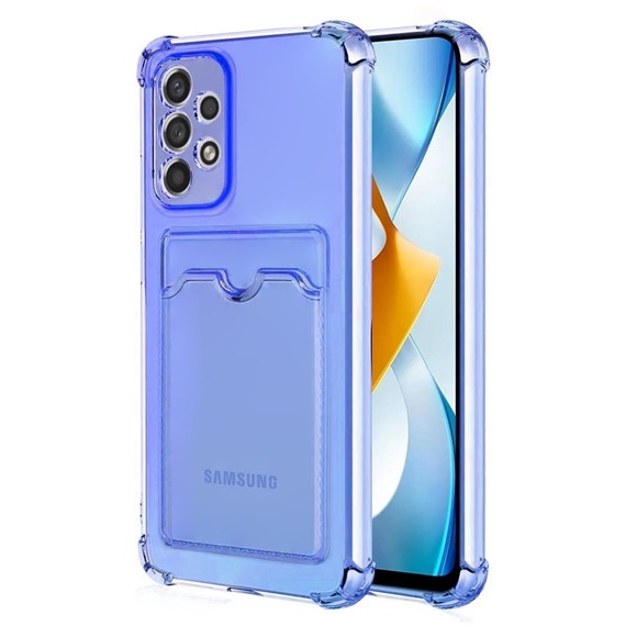 Microsonic Samsung Galaxy A73 5G Card Slot Shock Kılıf Mavi 1