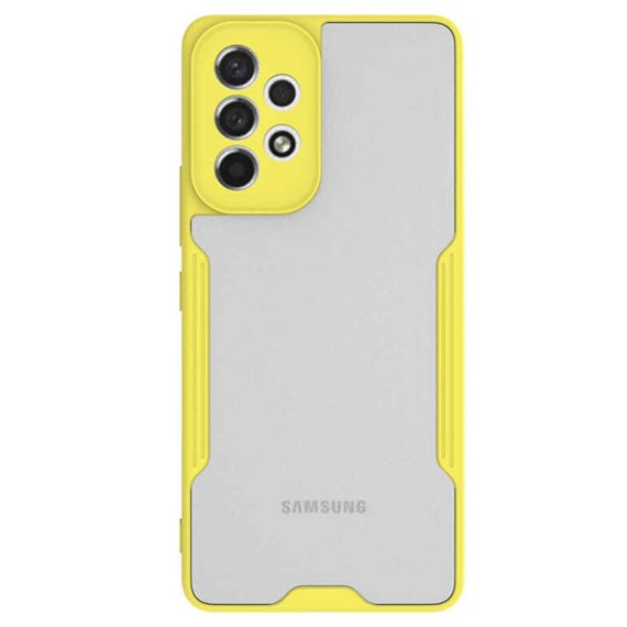 Microsonic Samsung Galaxy A73 5G Kılıf Paradise Glow Sarı 2