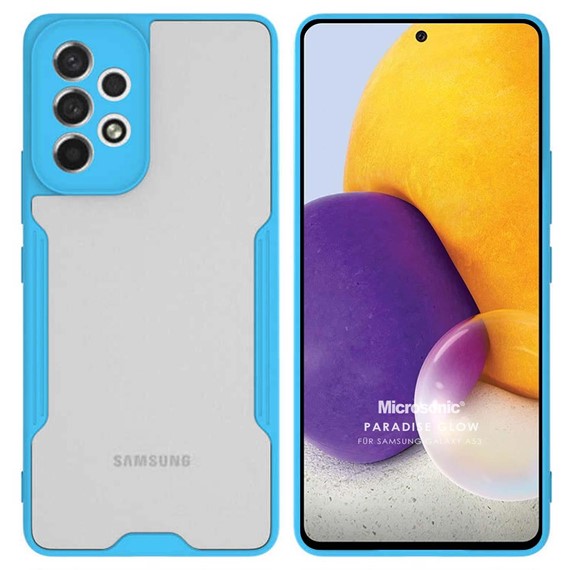 Microsonic Samsung Galaxy A53 5G Kılıf Paradise Glow Turkuaz 1
