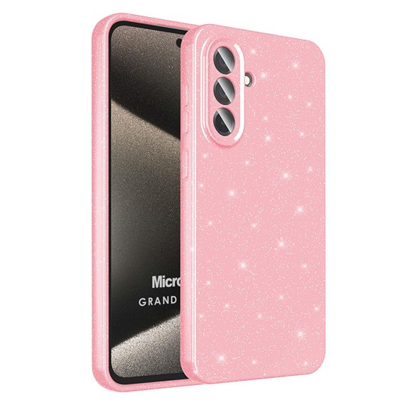 Microsonic Samsung Galaxy A56 Kılıf Grand Stardust Pembe 1