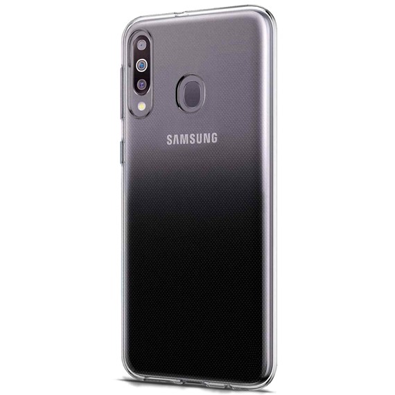 Microsonic Samsung Galaxy A60 Kılıf Transparent Soft Beyaz 2