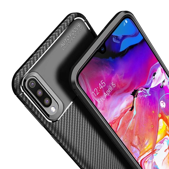 Microsonic Samsung Galaxy A70 Kılıf Legion Series Kahverengi 5