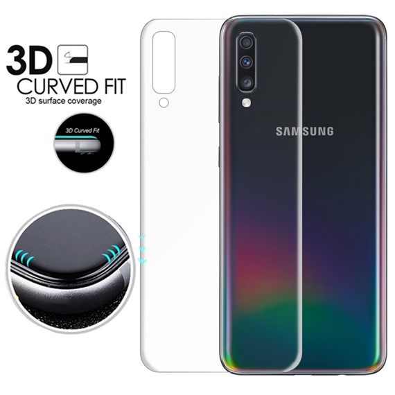 Microsonic Samsung Galaxy A70 Ön Arka Kavisler Dahil Tam Ekran Kaplayıcı Film 2