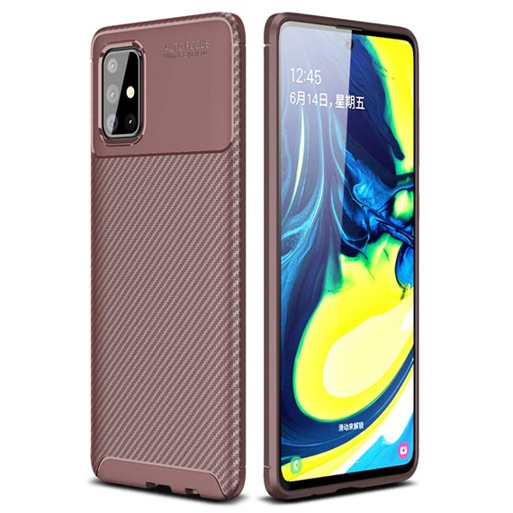 Microsonic Samsung Galaxy A71 Kılıf Legion Series Kahverengi 1