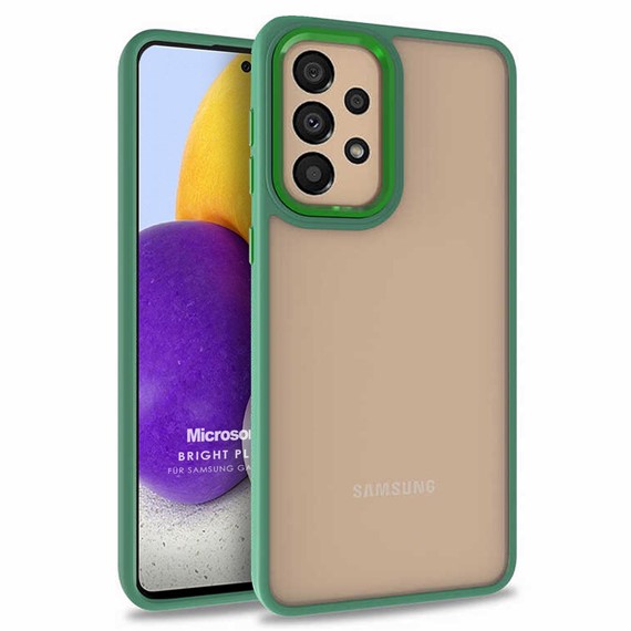 Microsonic Samsung Galaxy A72 Kılıf Bright Planet Yeşil 1