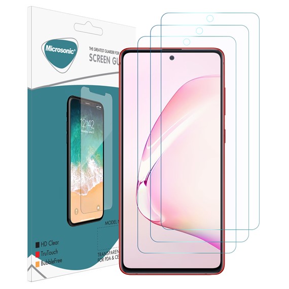 Microsonic Samsung Galaxy A81 Ekran Koruyucu Nano Cam 3 lü Paket 1