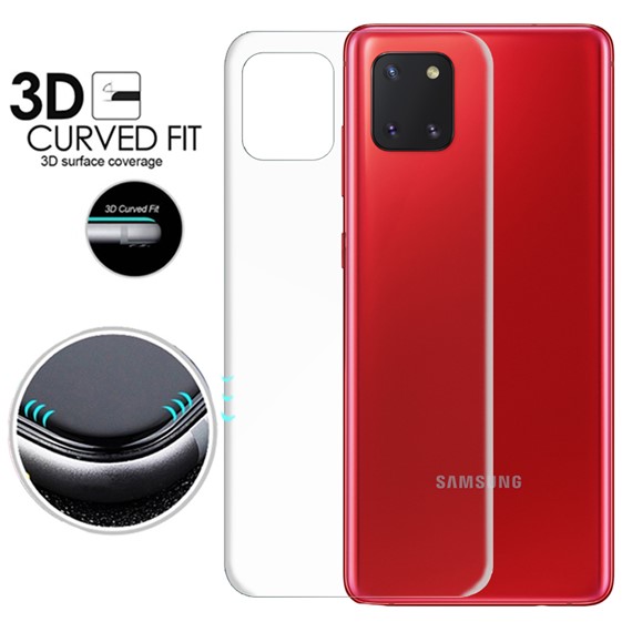 Microsonic Samsung Galaxy A81 Ön Arka Kavisler Dahil Tam Ekran Kaplayıcı Film 2