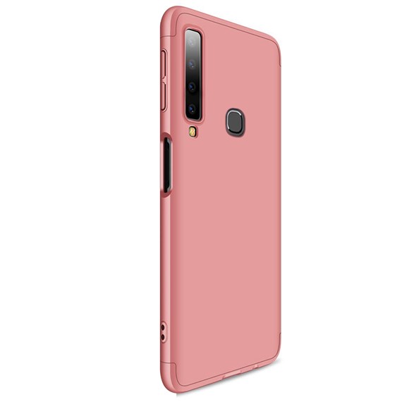 Microsonic Samsung Galaxy A9 2018 Kılıf Double Dip 360 Protective Rose Gold 2