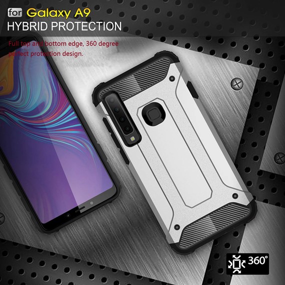 Microsonic Samsung Galaxy A9 2018 Kılıf Rugged Armor Siyah 3